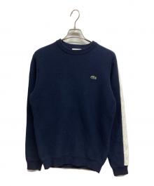LACOSTE（ラコステ）の古着「コットンニット」｜ネイビー
