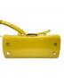 中古・古着 Kate Spade (ケイトスペード) パテント レザー スモール トップ ハンドル バッグ イエロー：8000円