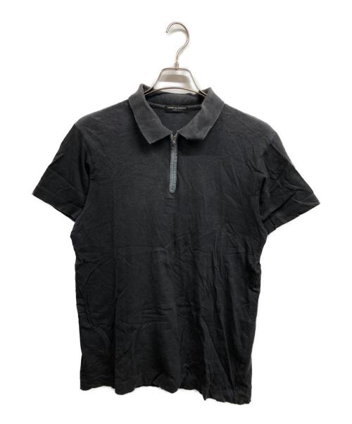 COMME des GARCONS HOMME PLUS（コムデギャルソンオムプリュス）COMME des GARCONS HOMME PLUS (コムデギャルソンオムプリュス) ジップシャツ ブラック サイズ:Sの古着・服飾アイテム