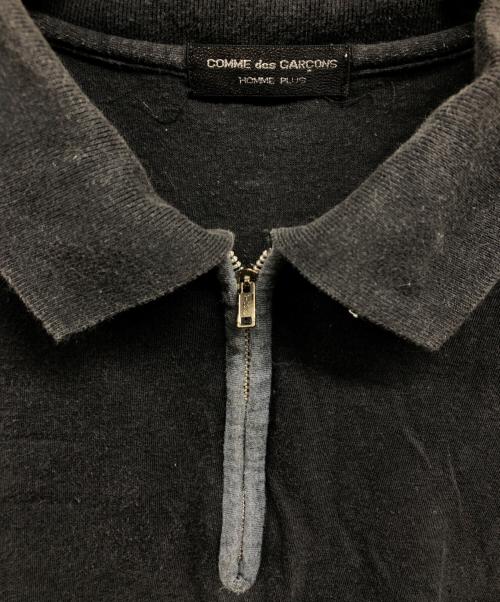 COMME des GARCONS HOMME PLUS（コムデギャルソンオムプリュス）COMME des GARCONS HOMME PLUS (コムデギャルソンオムプリュス) ジップシャツ ブラック サイズ:Sの古着・服飾アイテム