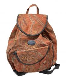 ETRO（エトロ）の古着「ペイズリーリュック」｜ブラウン