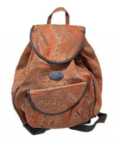 中古・古着通販】ETRO (エトロ) ペイズリーリュック ブラウン