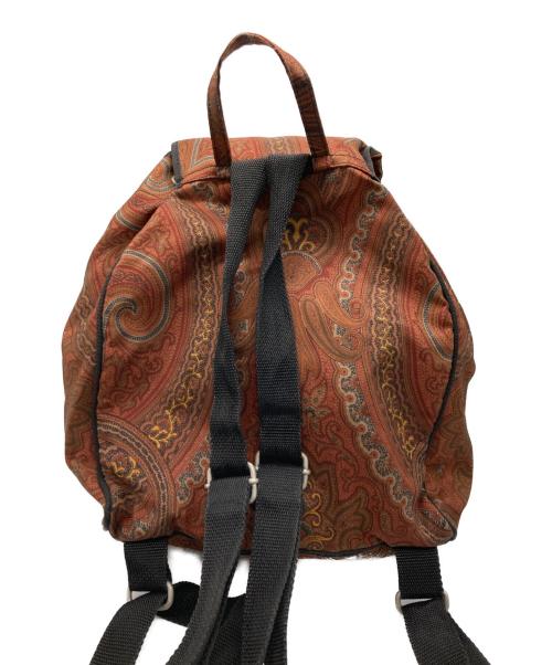ETRO（エトロ）ETRO (エトロ) ペイズリーリュック ブラウンの古着・服飾アイテム