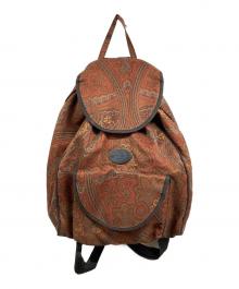 ETRO（エトロ）の古着「ペイズリーリュック」｜ブラウン