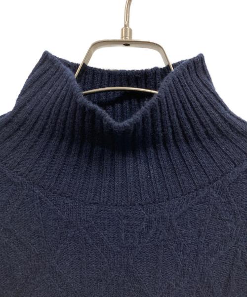 Dior（ディオール）DIOR (ディオール) CDダイヤモンド ハイネック ニット セーター ネイビー サイズ:Ｓの古着・服飾アイテム