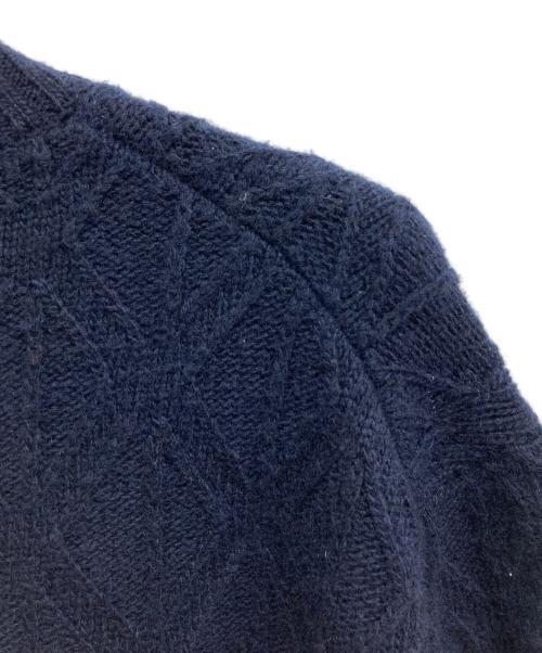 Dior（ディオール）DIOR (ディオール) CDダイヤモンド ハイネック ニット セーター ネイビー サイズ:Ｓの古着・服飾アイテム