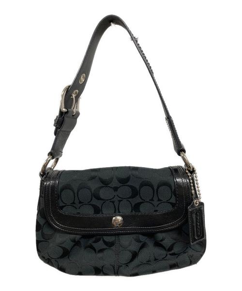 COACH（コーチ）COACH (コーチ) ワンハンドバッグ ブラックの古着・服飾アイテム