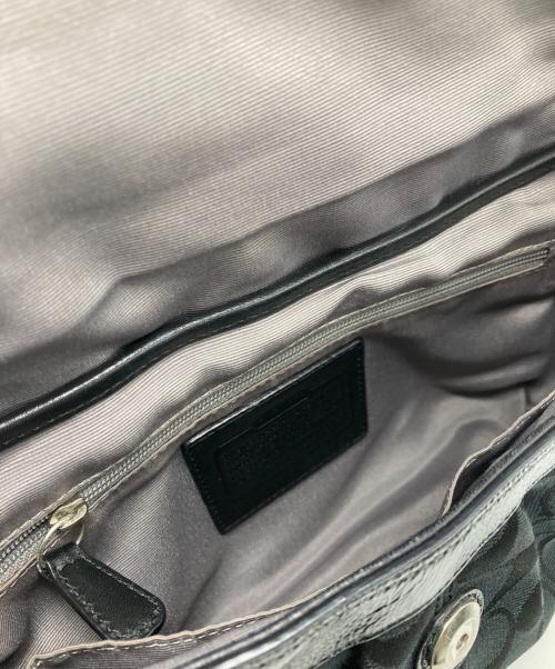 COACH（コーチ）COACH (コーチ) ワンハンドバッグ ブラックの古着・服飾アイテム