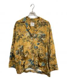 IENA（イエナ）の古着「A BOUCLE Vintageプリントシャツジャケット」｜ベージュ