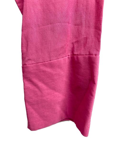 house of lotus（ハウスオブロータス）HOUSE OF LOTUS (ハウスオブロータス) リネンブレンドワンピース ピンク サイズ:Mの古着・服飾アイテム