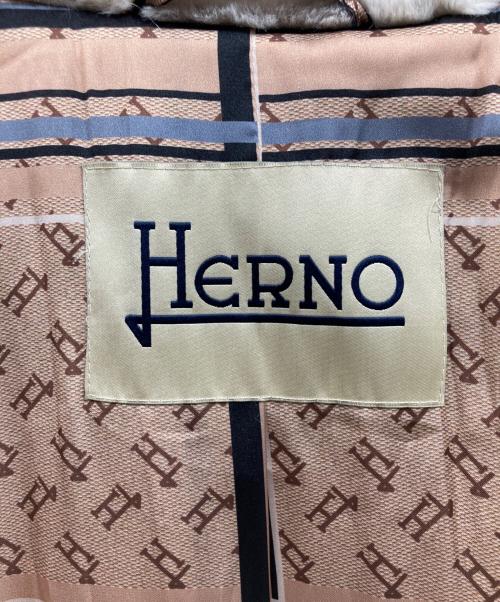 HERNO（ヘルノ）HERNO (ヘルノ) エコファーコート ベージュ サイズ:42の古着・服飾アイテム
