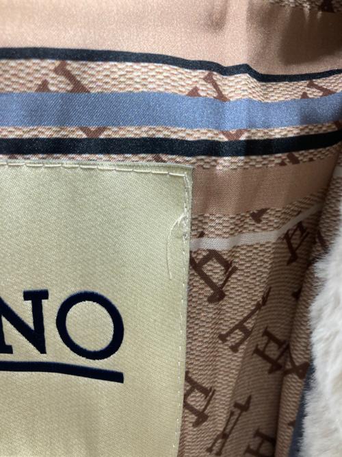 HERNO（ヘルノ）HERNO (ヘルノ) エコファーコート ベージュ サイズ:42の古着・服飾アイテム