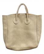 YOUNG & OLSEN The DRYGOODS STOREヤングアンドオルセン ザ ドライグッズストア）の古着「レザーハンドバッグ」｜ベージュ