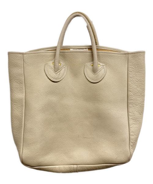 YOUNG & OLSEN The DRYGOODS STORE（ヤングアンドオルセン ザ ドライグッズストア）YOUNG & OLSEN The DRYGOODS STORE (ヤングアンドオルセン ザ ドライグッズストア) レザーハンドバッグ ベージュの古着・服飾アイテム