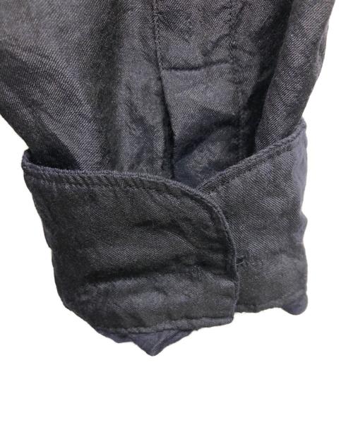 COMOLI（コモリ）COMOLI (コモリ) WOOL SILK PULLOVER SHIRT ネイビー サイズ:3の古着・服飾アイテム