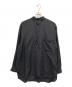 COMOLI（コモリ）の古着「WOOL SILK PULLOVER SHIRT」｜ネイビー