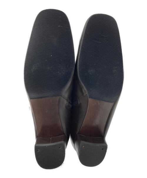 Salvatore Ferragamo（サルヴァトーレ フェラガモ）Salvatore Ferragamo (サルヴァトーレ フェラガモ) レザーブーツ ブラウン サイズ:6の古着・服飾アイテム
