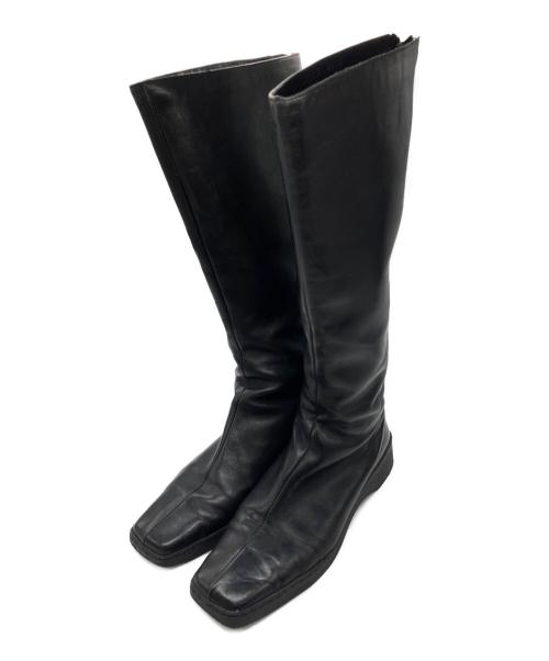 Salvatore Ferragamo SPORT（サルヴァトーレ フェラガモ スポーツ）Salvatore Ferragamo sport (サルヴァトーレ フェラガモ スポーツ) ロングブーツ ブラック サイズ:SIZE 6 1/2の古着・服飾アイテム