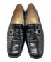 Salvatore Ferragamo (サルヴァトーレ フェラガモ) ガンチーニローファー ブラック サイズ:SIZE 6 1/2：6000円