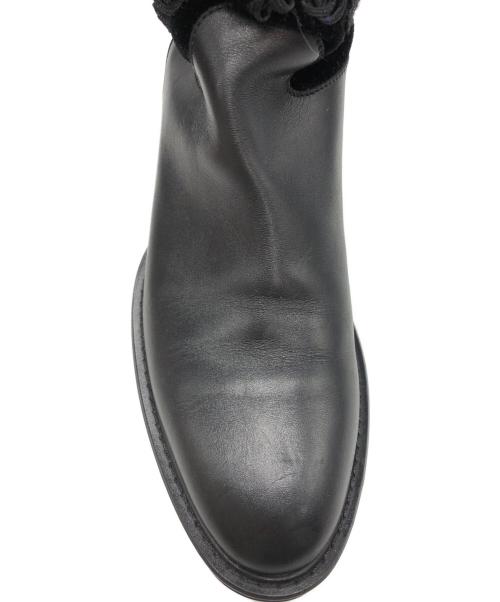 Salvatore Ferragamo（サルヴァトーレ フェラガモ）Salvatore Ferragamo (サルヴァトーレ フェラガモ) ロングブーツ ブラック サイズ:US6の古着・服飾アイテム