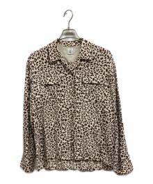 6(ROKU) BEAUTY&YOUTH（ロク ビューティーアンドユース）の古着「LEOPARD PRINT SHIRT」｜ベージュ