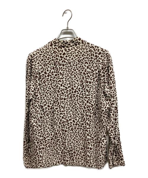 6(ROKU) BEAUTY&YOUTH（ロク ビューティーアンドユース）6(ROKU) BEAUTY&YOUTH (ロク ビューティーアンドユース) LEOPARD PRINT SHIRT ベージュ サイズ:36の古着・服飾アイテム