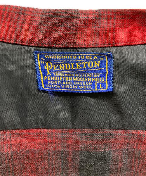 PENDLETON（ペンドルトン）PENDLETON (ペンドルトン) 50sボートシャツ レッド サイズ:Lの古着・服飾アイテム