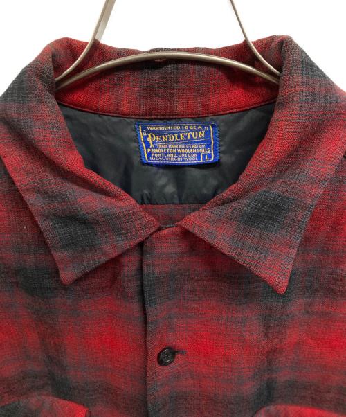 PENDLETON（ペンドルトン）PENDLETON (ペンドルトン) 50sボートシャツ レッド サイズ:Lの古着・服飾アイテム