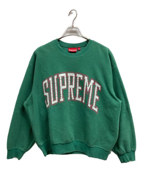 SUPREME（シュプリーム）Supreme (シュプリーム) inside out crewneck グリーン サイズ:Lの古着・服飾アイテム