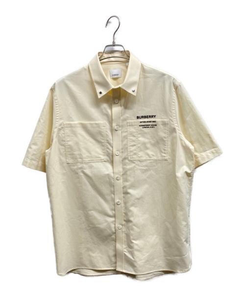 BURBERRY（バーバリー）BURBERRY (バーバリー) 半袖シャツ イエロー サイズ:Mの古着・服飾アイテム