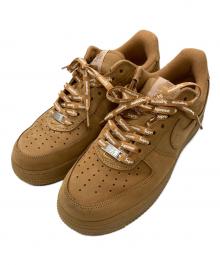 NIKE×SUPREME（ナイキ×シュプリーム）の古着「エアフォース1 ロー "フラックス/ウィート"」｜ブラウン