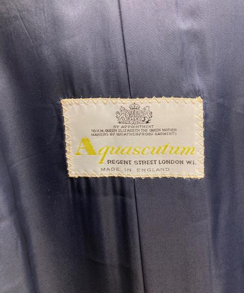 Aquascutum（アクアスキュータム）Aquascutum (アクアスキュータム) バルマカーンコート ネイビー サイズ:不明の古着・服飾アイテム