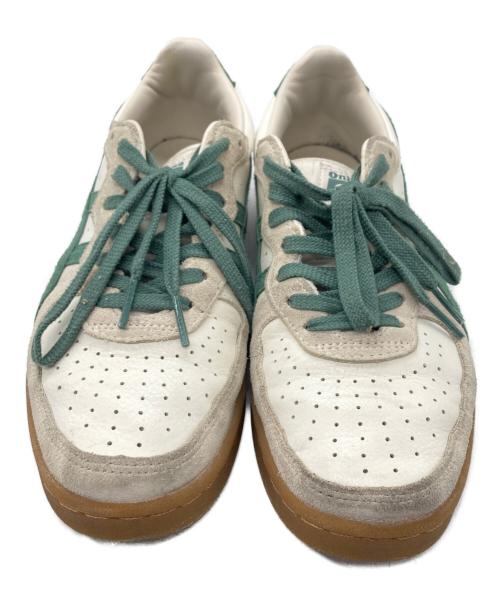 Onitsuka Tiger（オニツカタイガー）Onitsuka Tiger (オニツカタイガー) GSMローカットスニーカー グリーン×アイボリー サイズ:24の古着・服飾アイテム