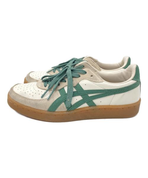 Onitsuka Tiger（オニツカタイガー）Onitsuka Tiger (オニツカタイガー) GSMローカットスニーカー グリーン×アイボリー サイズ:24の古着・服飾アイテム
