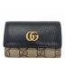 GUCCI（グッチ）の古着「GGマーモント 6連キーケース」｜ブラウン×ブラック