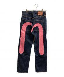 EVISU（エヴィス）の古着「朱耳スペシャル ビックカモメデニムパンツ」｜インディゴ