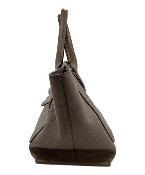 LONGCHAMP（ロンシャン）LONGCHAMP (ロンシャン) MAILBOX トップ ハンドルバッグ ベージュの古着・服飾アイテム