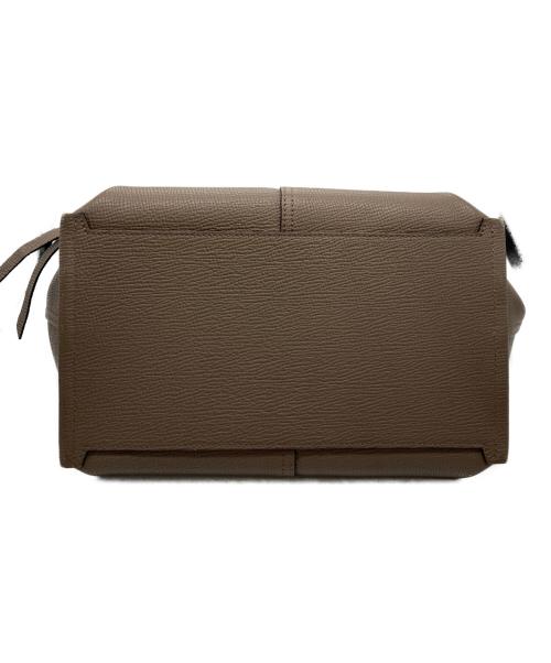 LONGCHAMP（ロンシャン）LONGCHAMP (ロンシャン) MAILBOX トップ ハンドルバッグ ベージュの古着・服飾アイテム