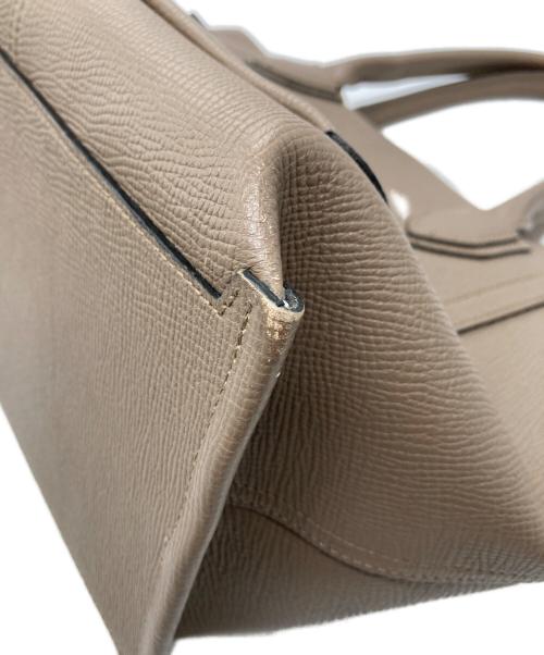 LONGCHAMP（ロンシャン）LONGCHAMP (ロンシャン) MAILBOX トップ ハンドルバッグ ベージュの古着・服飾アイテム