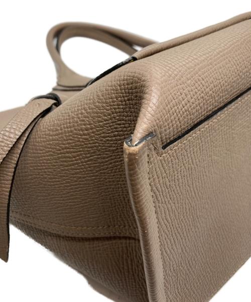 LONGCHAMP（ロンシャン）LONGCHAMP (ロンシャン) MAILBOX トップ ハンドルバッグ ベージュの古着・服飾アイテム