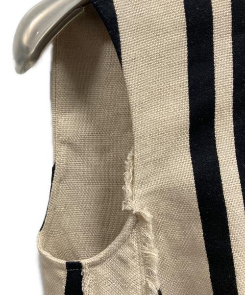 styling/（スタイリング）styling/ (スタイリング) カットオフリネンドレスワンピース ベージュ 未使用品の古着・服飾アイテム