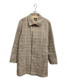 A.P.C.（アーペーセー）の古着「比翼ステンカラーコート」｜ベージュ