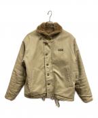 NAVY DEPARTMENTネイビーデパートメント）の古着「N-1 デッキジャケット」｜ベージュ