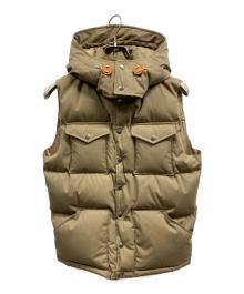 THE NORTHFACE PURPLELABEL（ザ・ノースフェイス パープルレーベル）の古着「ダウンベスト」｜ベージュ