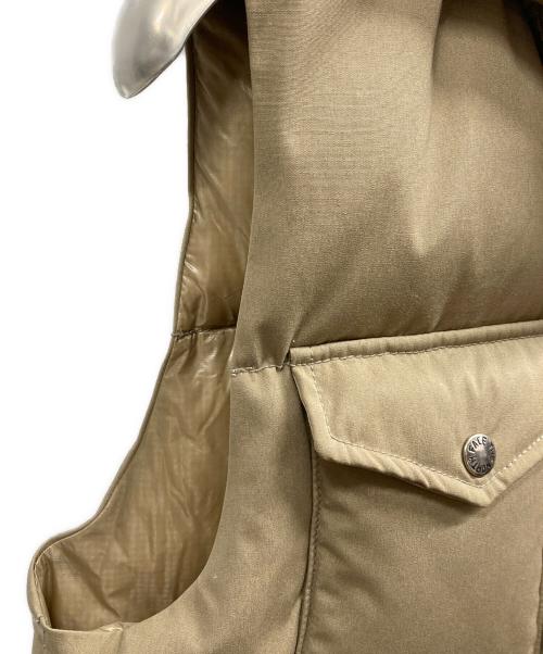 THE NORTHFACE PURPLELABEL（ザ・ノースフェイス パープルレーベル）THE NORTHFACE PURPLELABEL (ザ・ノースフェイス パープルレーベル) ダウンベスト ベージュ サイズ:Mの古着・服飾アイテム