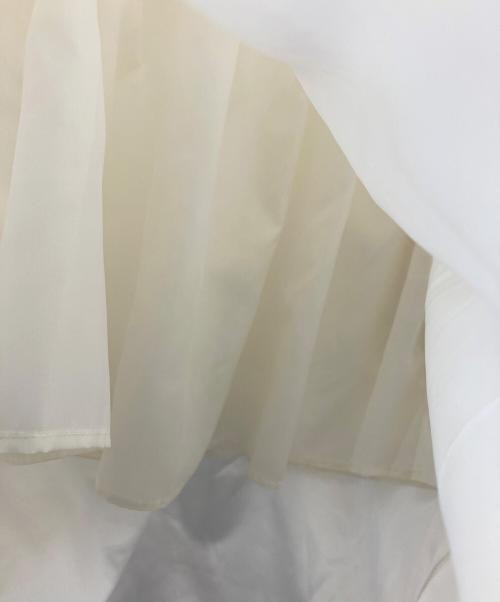 Noela（ノエラ）Noela (ノエラ) チュールフリルスカート ホワイト サイズ:Ｓ 未使用品の古着・服飾アイテム