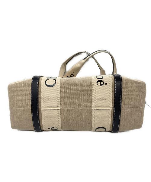 Chloe（クロエ）Chloe (クロエ) Woody Tote Bag Medium アイボリーの古着・服飾アイテム