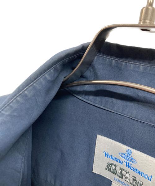 Vivienne Westwood man（ヴィヴィアン ウェストウッド マン）Vivienne Westwood man (ヴィヴィアン ウェストウッド マン) 長袖シャツ ネイビー サイズ:1の古着・服飾アイテム