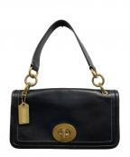 COACHコーチ）の古着「ハンドバッグ」｜ブラック