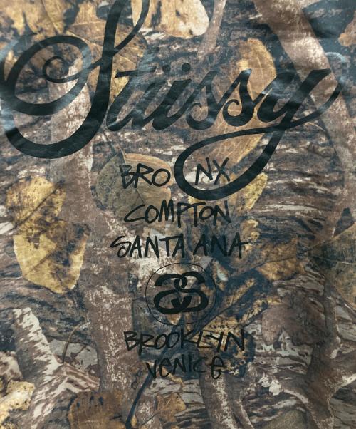 stussy（ステューシー）stussy (ステューシー) ワールドツアーコーチジャケット ブラウン サイズ:Lの古着・服飾アイテム